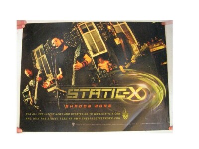 Static-X Poster Shadow Zone Static X Promo | eBay