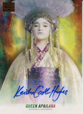 Star Wars Galaxy 2018 Bronze [5] Autogrammkarte Keisha Castle - Hughes as Apailana