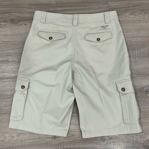 Polo Ralph Lauren Cargo Shorts Youth Sz 20 Classic Polo Chino Ivory - Picture 5 of 8