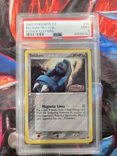 PSA 9 MINT 2007 POKEMON EX POWER KEEPERS #45 BELDUM-REVERSE FOIL CARD on eBay