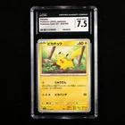 CGC 7.5 NEAR MINT+ 2023 Pokemon JPN Pikachu G sv2a 025/165 C