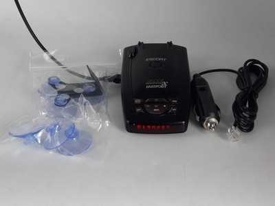 Escort Passport 9500ix Laser Radar Detector-Red Light-(W/Charger/Mount)-TESTED