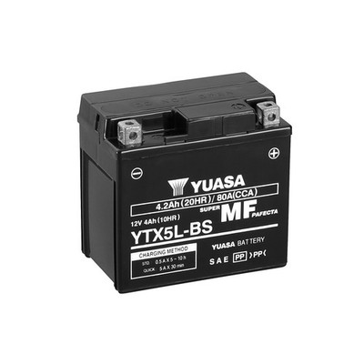 YUASA Batterie YTX5L 12V/4,2Ah Starterbatterie