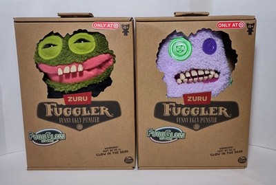 Fuggler Fugg Glow Edition Grin Grin Green Sasquoosh Purple Monster Lot 2 Target 