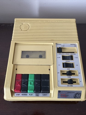 #ad #ad GE C 1 Cassette Player For Blind Variable Speed Parts Only $75.00