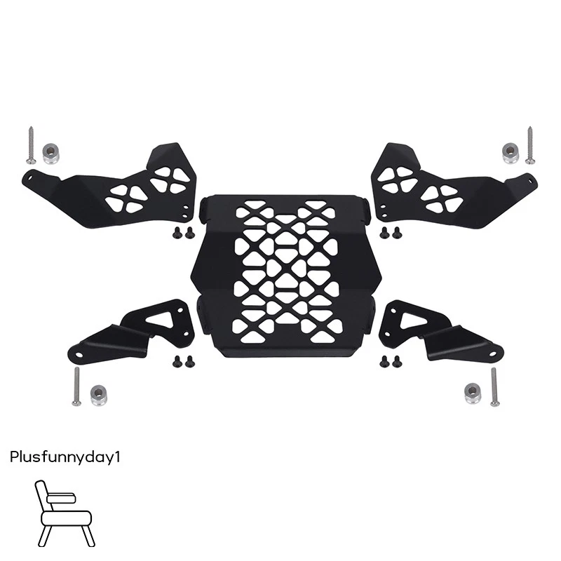 Protector de rejilla de faros negro para motocicleta para CFMOTO 450MT Ibex450 Foto 3 de 4