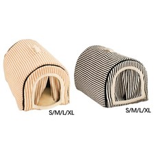 Dog House Cat Cave Bed Pet Tent Portable Reusable for Garden Lawn Feral Cats