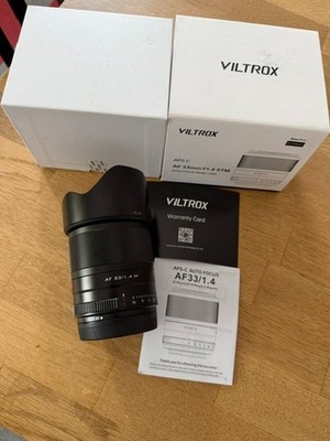 VILTROX AF 33mm F1.4 STM APS-C Kompatibel mit Canon EOS EF-M