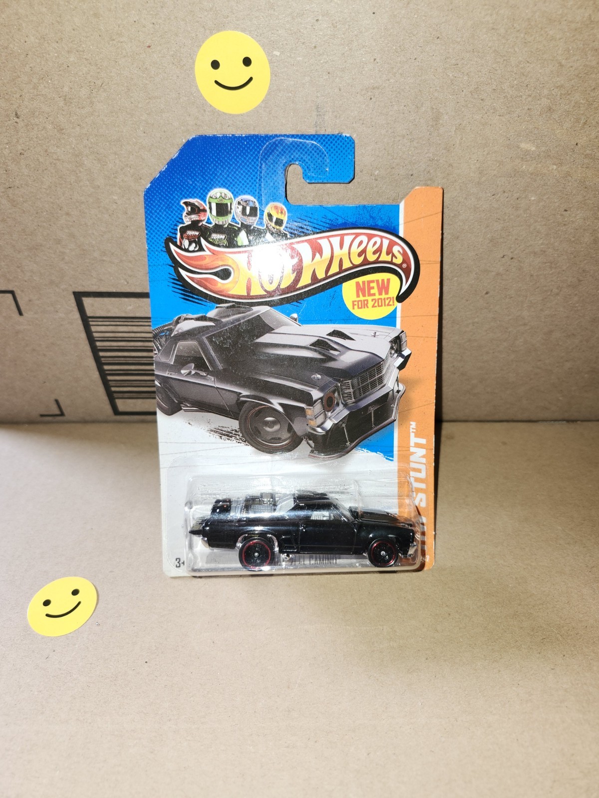 Hot Wheels Custom '71 El Camino 49/247 - 2012 (black) Mainline HW Stunt Mattel