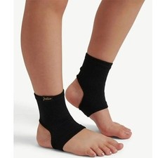Justice Dance Gym 1 Pair Girls Ankle Sleeves Black Size M/L