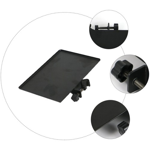 2 Pieces Microphone Stand Tray Tripod Sound Card Work Clamp Mount - 第 3/12 張圖片