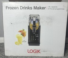 Logik L18DMB25 Frozen Drink Maker 1.8L 6 Preset Programs Slush Machine Used