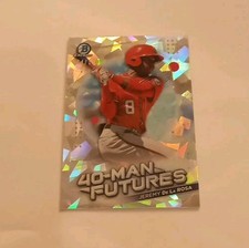 2021 Bowman 40-Man Futures Chrome Atomic Refractor SP Jeremy De La Rosa XRC /150
