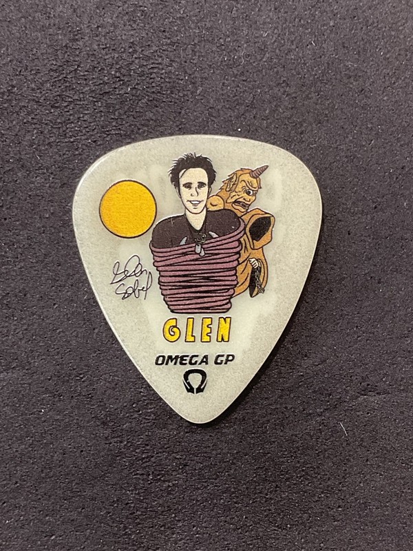 Glen Sobel Alice Cooper Glow Cooper Doo Guitar Pick (A)