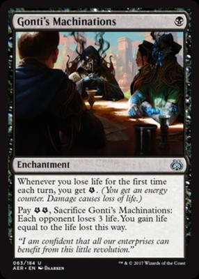 Gonti's Machinations - Near Mint MTG Aether Revolt