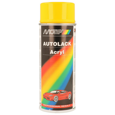 Sprühfarbe Autolack Kompakt Spray Kompakt 43570 gelb hochglänzend 400ml MOTIP