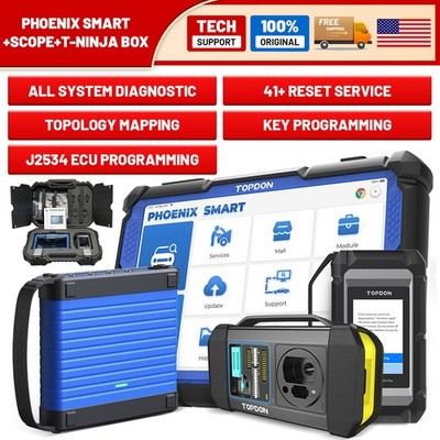 BUNDLE TOPDON Phoenix Smart +Scope ULTRA Diagnostic Tool Programming Coding IMMO