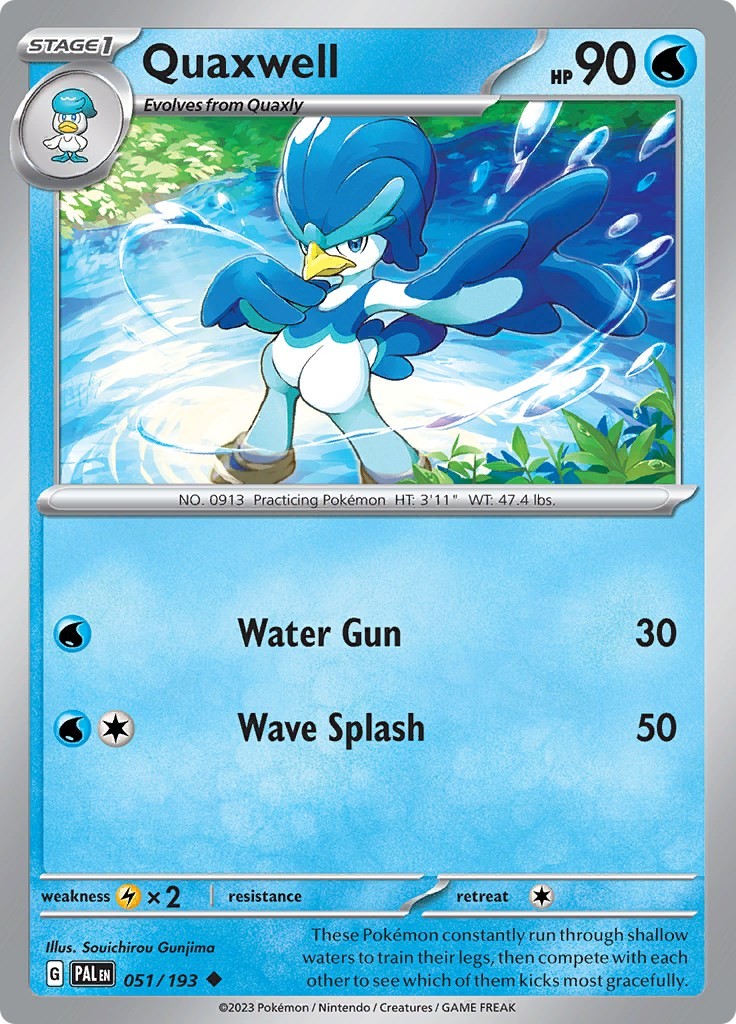 Quaxwell [PAL - 051/193 Paldea Evolved]