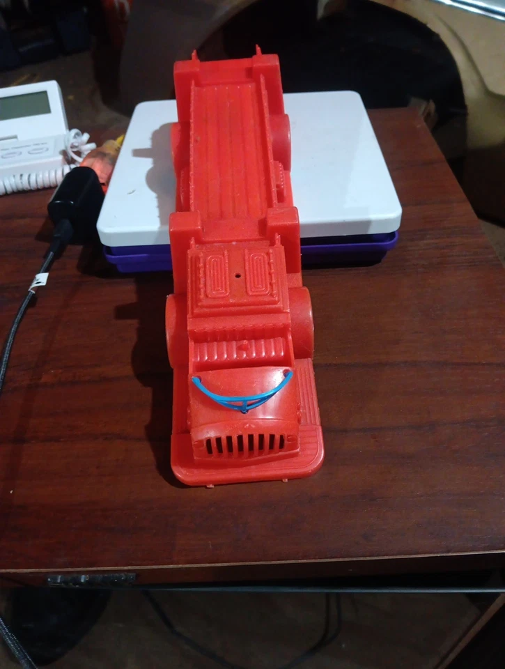 1970's Processed Plastic Company Fire Truck, Missing The Fireman And Some Wear. - Image 2 of 4