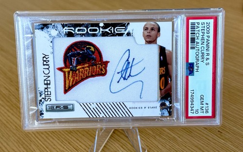 Stephen Curry [Patch Autograph] #136 card from 2009 Panini Rookies & Stars