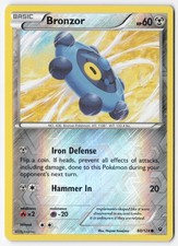 Bronzor Reverse Holofoil Common XY - Fates Collide 60/124 LP