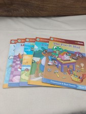 Lot 5 LeapFrog LeapReader Books Short Vowels/Long Vowels