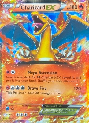 Charizard EX ポケモンカード HP180 Charizard EX 180HP XY Promo Holo Pokémon TCG - Light Edge Wear
