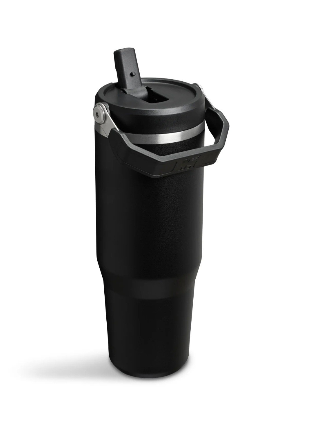 Stanley The IceFlow Flip Straw Tumbler, 0.88L – Black Stainless Steel Insulated