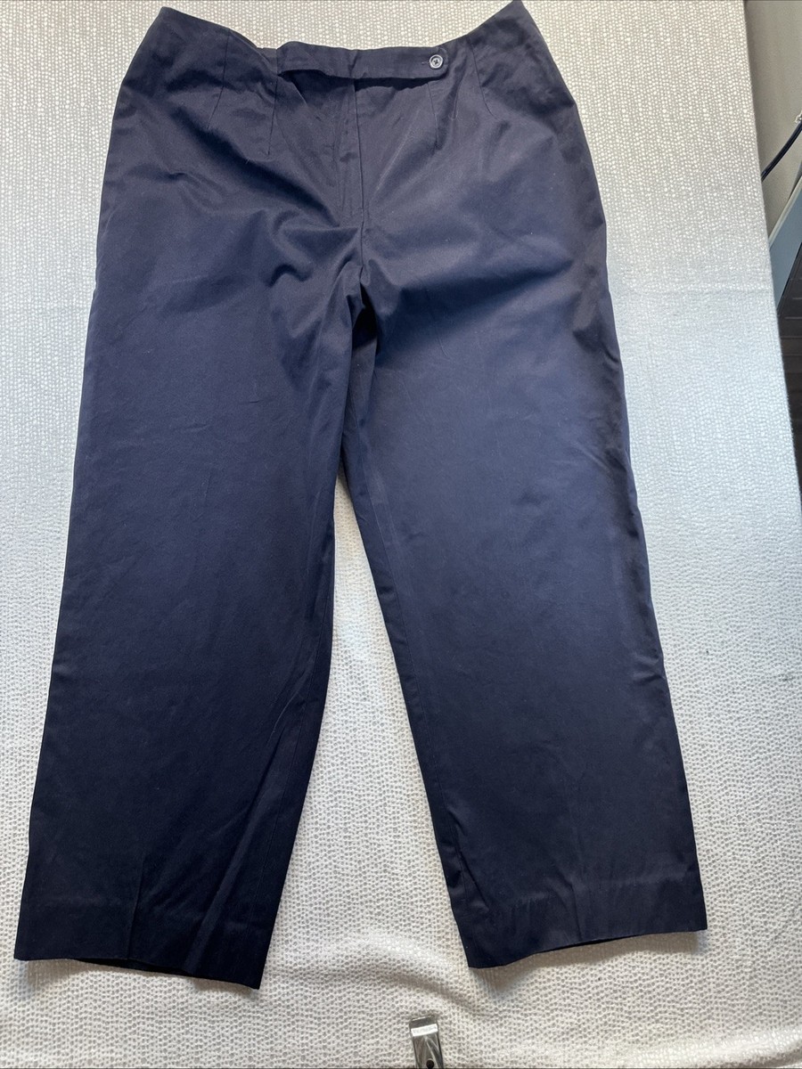 navy blue dress pants women's plus ￼￼Women’s Designer, New York Gallant Navy Blue Pants 18 Plus