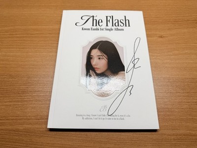 KWON EUN BI The Flash 1st Single Album Unopened Not For Sale Hand Signed FedEx