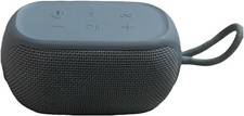 ONN AABLSV100081918 Rugged Wireless Portable Speaker Blue Silver Carrying Strap
