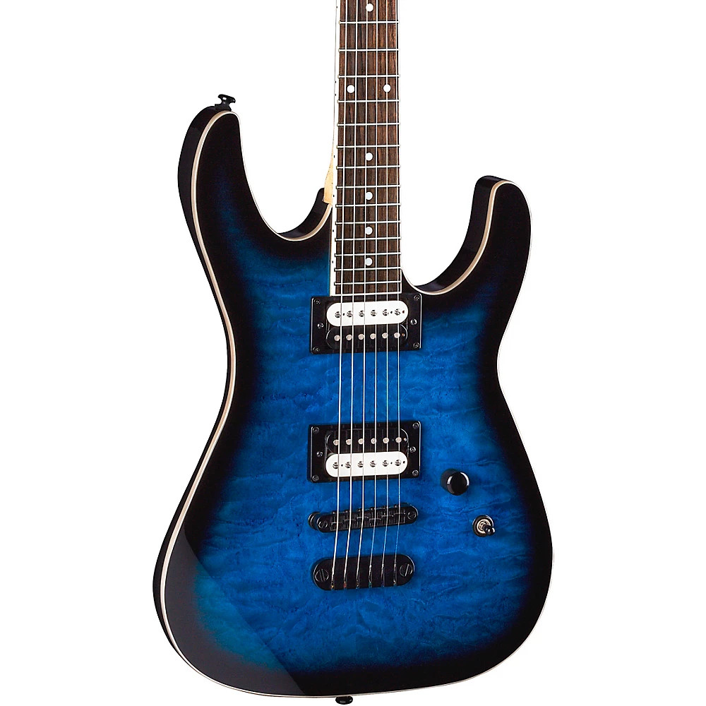 Электрогитара Dean MDX X Quilt Maple Прозрачная Blue Burst 66390₽