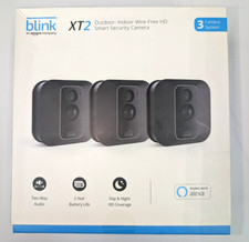 Blink XT2 Security System - 3 Cameras  Sync Module - Sealed - No Monthly Fees