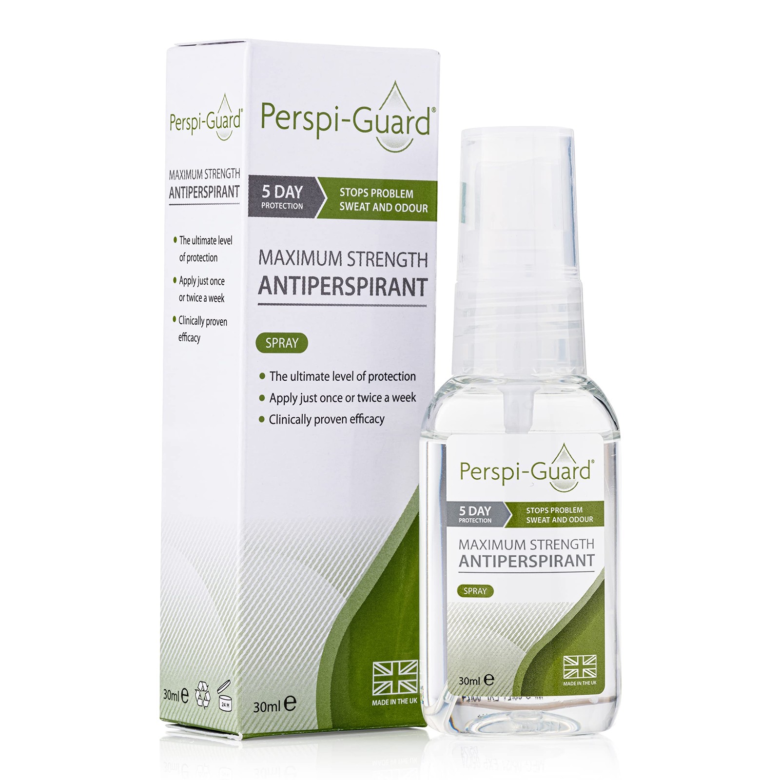 Maximum Strength Antiperspirant Spray Strong Deodorant for Excessive Sweating...
