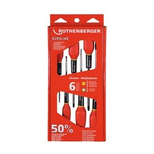 ROTHENBERGER Schraubendreher-Set EUROLINE, 2xPZ, 4xSchlitz - 73571
