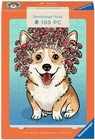 NEW Ravensburger 100 Pieces Jigsaw Mini Puzzle Corgi with Mushrooms