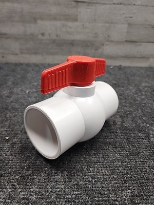 EZ- FLO 2  PVC Ball Valve Solvent Connection 1/4 Turn Operation 20121