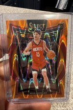 2024-25 Panini Select - Concourse Reed Sheppard #68 Orange Tectonic Prizm (RC)