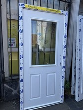 Brand New Composite back Door - White Front & White Inside - 1000 X 2070 Mm