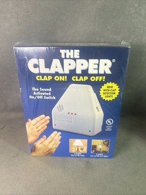 Vintage The Clapper 1998 NOS Sealed Clap On Clap Off Sound Switch Seen on TV