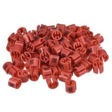 100 Count Red "Sale" Clothes Hanger Markers for Garment Color Coding Tags