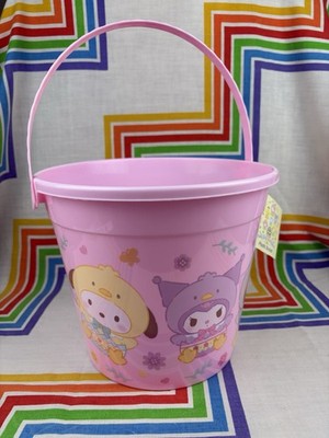 Hello Kitty and Friends Easter 2025 Jumbo Plastic Pail Bucket 9''H (NEW)