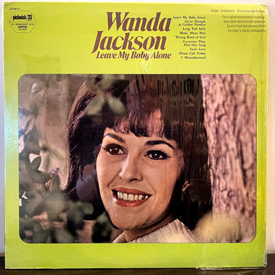 WANDA JACKSON - Leave My Baby Alone (1969) - 12'' Vinyl Record LP - EX