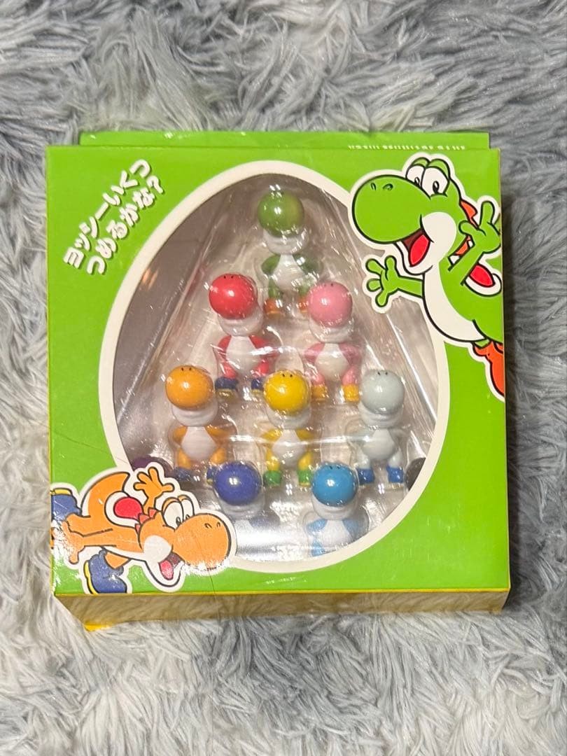 yoshiyuki　３点セット Yoshi Stacking Game Figure Set Super Nintendo World USJ Japan