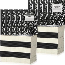 Fainne 100 Pack A5 Composition Notebooks Bulk College Ruled Composition Noteb...