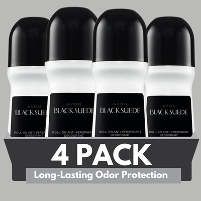 #ad Avon Black Suede Antiperspirant Deodorant Long Lasting 2.6 fl oz 4 Pack $13.33