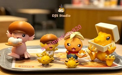 DJS Studio Digimon Agumon Model Pre-order Painted Statue Full Set