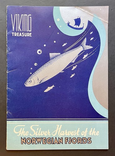 Vintage 1939 Souvenir Norway Booklet New York World’s Fair Sardines Recipes