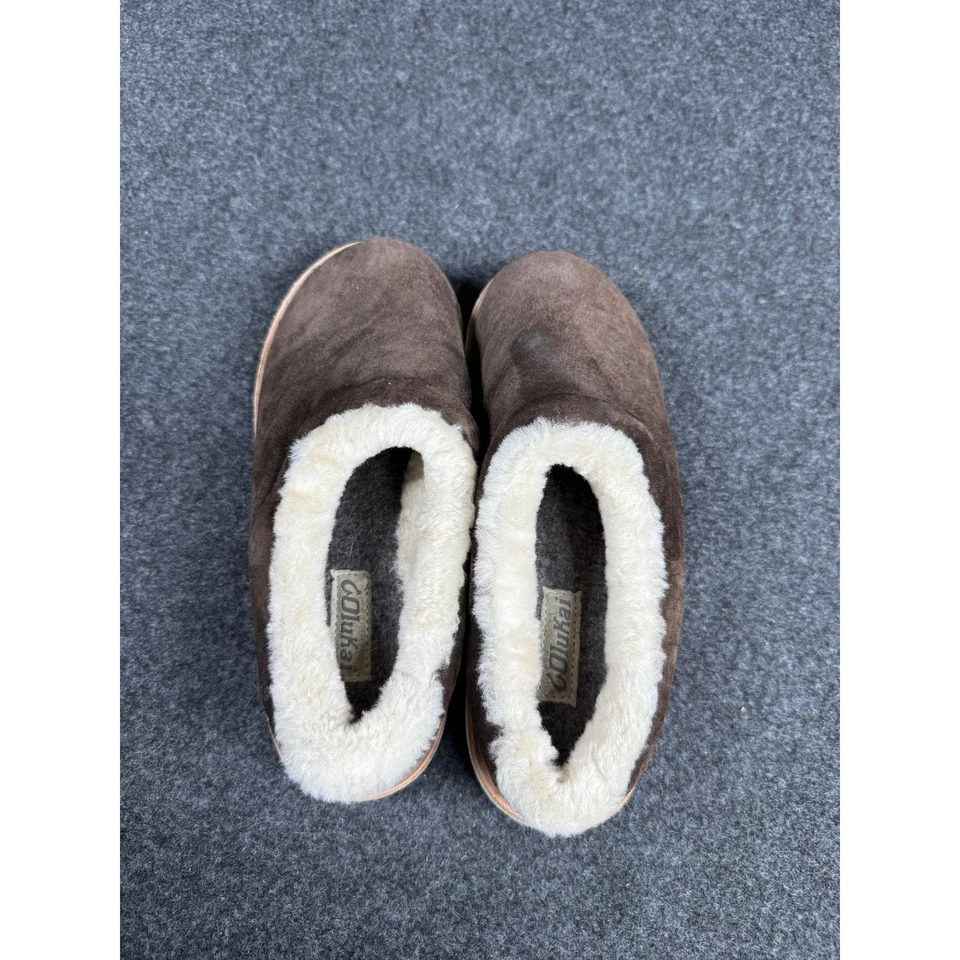 Женские замшевые тапочки OluKai Mahana с овечьей подкладкой размер 5 коричневые уютные - Изображение 2 из 4