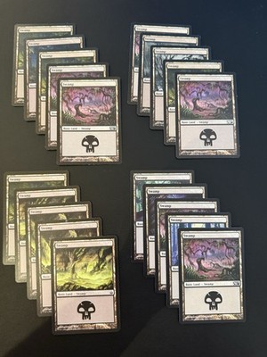 Swamp Basic Lands Lot MTG x20 (LP-NM)